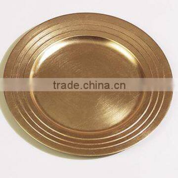 metal charger plate