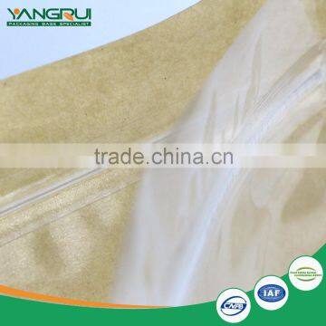 New Item Good Quality Kraft Paper Flat Stand up Pouches photo-5