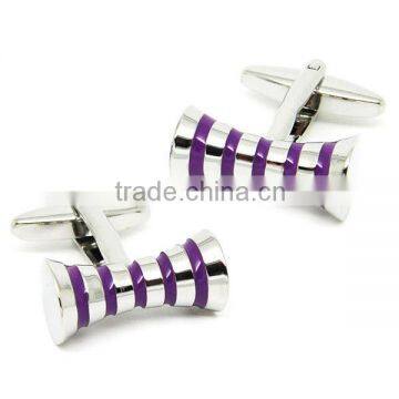 fashion new design cheap stainless steel drum shape cufflinks