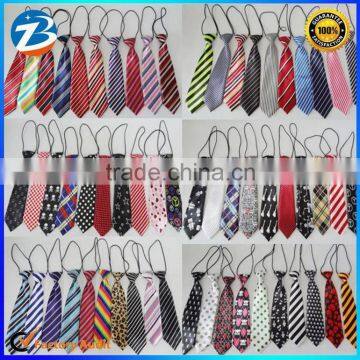 Cheap Fashion Polyester Silk Custom Printed Ties for Kids