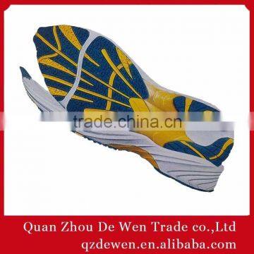 36# To 46# Latest Design TPR EVA Rubber Sole For Women Men, Make Rubber Shoe Soles MOQ 1200 Pairs