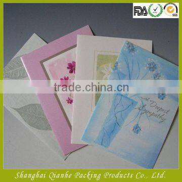 wedding invitation card paper,paper card made in China