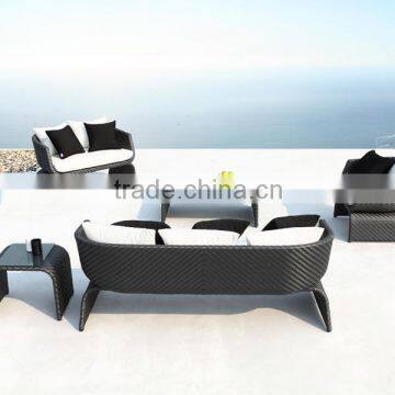 Synthetic Rattan Garden Sofa Set With Aluminum Frame Outdoor Furniture photo-2
