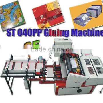 Automatic PP cover gluing machine