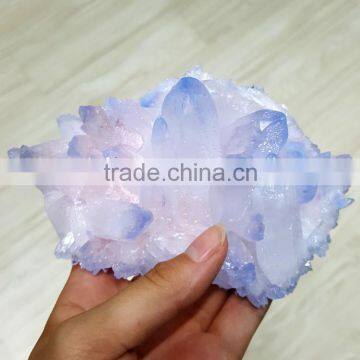 Natural Quartz Crystal Phantom Blue Crystal Cluster