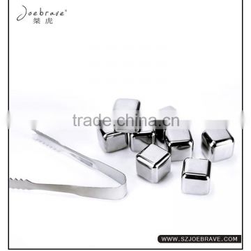 Square Shape Stainless Steel whiskey stones, Reusable Whiskey Chiller Stone                        
                                                Quality Choice