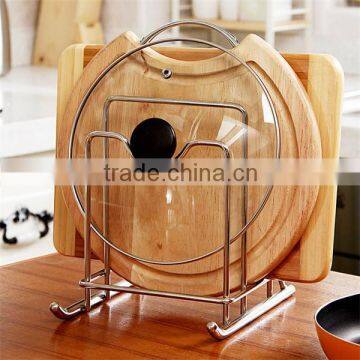 Stainless Steel Kitchen Cutting Board Organizer Rack