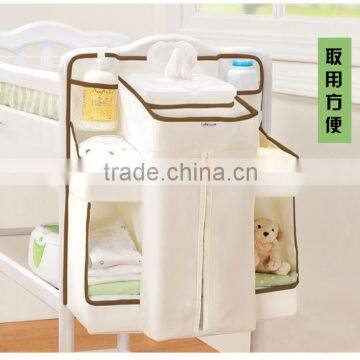Baby Item Hanging Organizer Bag Baby Crib Side Storage Bag With Compartment photo-6