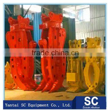 Durable excavator log Grabs, high quality excavator clamp ISO certificated