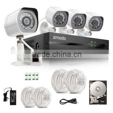 Zmodo 4 ch NVR SPOE Kits Whetherproof Kits & Cctv System 720P photo-6