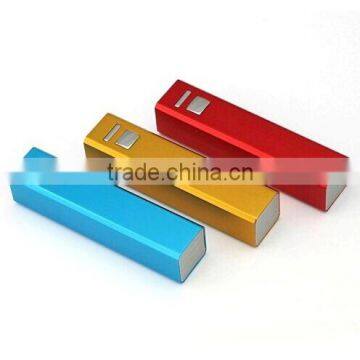 High Quality Metal 2200mAh/2600mAh Smart Mobile Power Bank With CE, FCC, RoHS