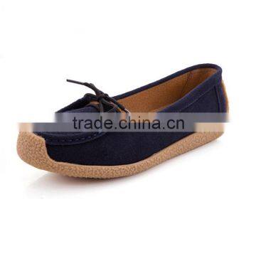 2015 New Autumn Winter Women Genuine Leather Flat Shoes Oxfords Moccasins Ladies Shoes Hot Sale photo-3