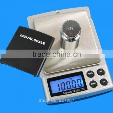 Diamond Scales Jewelry Scale Electronic Pocket Digital Scale Weight LCD 100g 0.01g