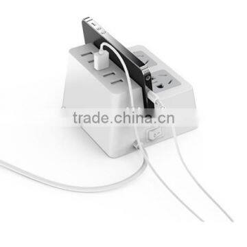 2015 New design Intelligent USB Power strip with usb port