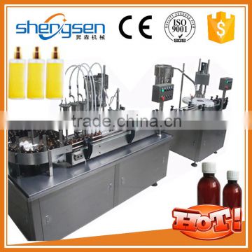 Automatic durable accurate 100ml glass bottles machine