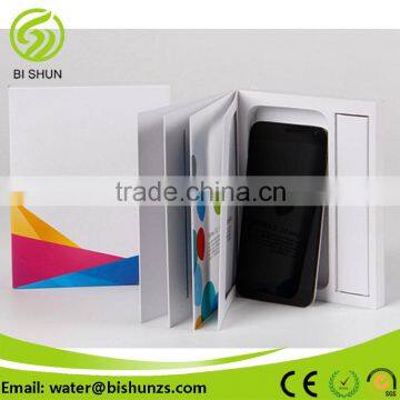 Cmyk paper mini cell phone case gift paper box design