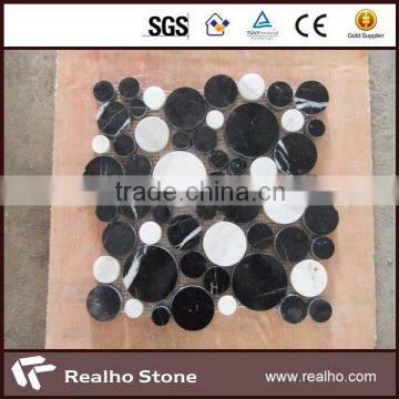 black white marble mosaique mozaik tile