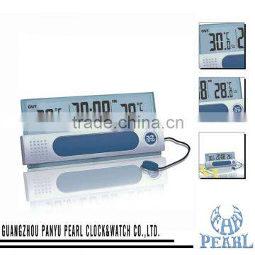 Pearl Digital LCD Clock PM716 With Weather Station