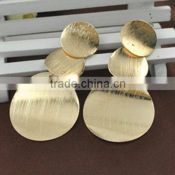 Hot Sales Latest Jewellery Gold Stud Earrings for Women photo-3