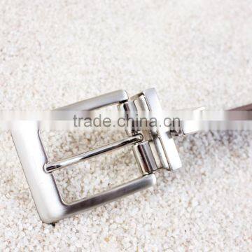 Reversible Buckle Cowhide Leather Belt photo-4