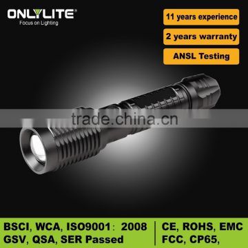 Adjustable focus led flashlight aluminium flashlight cree led torch