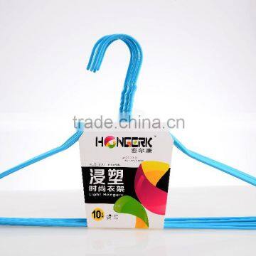 Factory Price Metal Laundry Hanger PE Dipping Wire Hanger photo-2