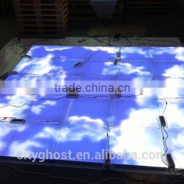 New design SMD3528 Suspended 48W Dimming 595X595MM Frameless LED Sky Panel