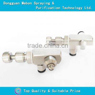 beautiful fog small flow nozzle,mini fine mist air atomizing nozzle