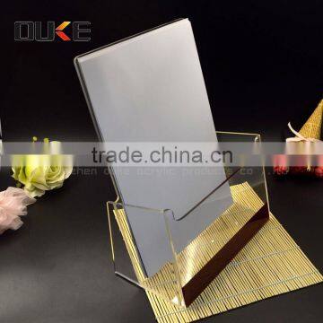 Bulk Sale High Quality Transparent Acrylic Brochure Dispaly Racks photo-3