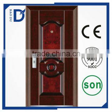 China Galvanized Steel Door Frame and Steel Entrance Door photo-3