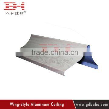 Interior ceiling decoration aluminium blade ceiling