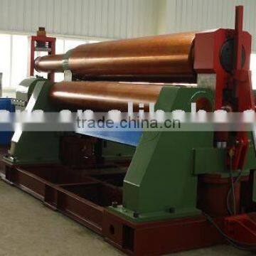 symmetrical metal sheet rolling 3-roll plate bending machine