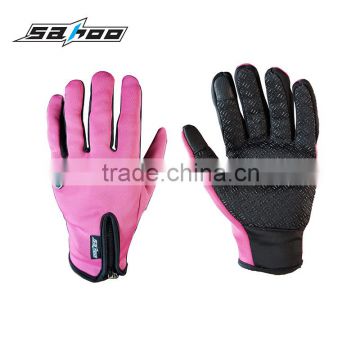 2016 new design rose color bicycle gloves