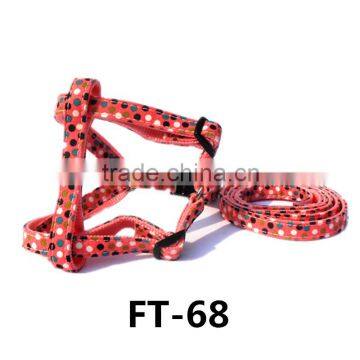 dog collar bulk-pet collar making supplies-printing webbing collar and leash FT-68