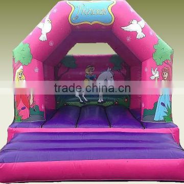 Inflatable princess bouncer, high quantity inflatable air jumping house for kids fun cheap price