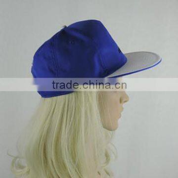 Custom Blue Embroidered Baseball Cap Sport Caps Hip Hop Hat Leisure Hats photo-5