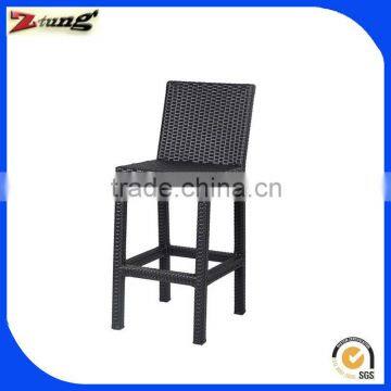 ZT-2009C high back aluminum rattan pool bar chair