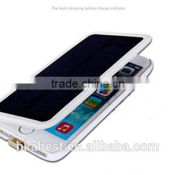 For IPhone 6s Plus Solar Battery Case,4200mAh Portable Solar Power Bank Backup External Battery Charger Case For IPhone 6 Plus