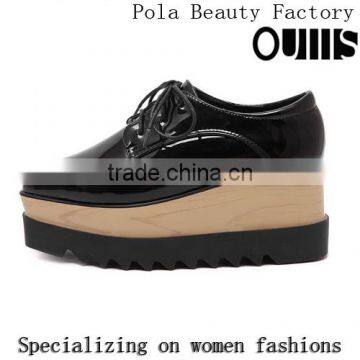 2016 Factory Wholesale Fashion Girls Wedge Flat Shoes PH4056
