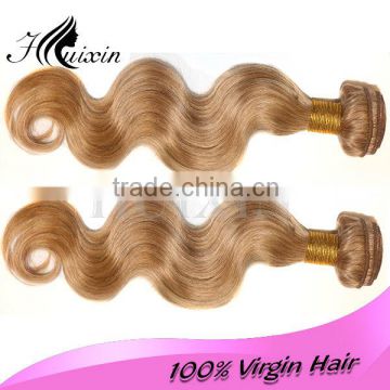 Factory Sale 7A Grade queen 100% raw virgin russian hair #27 body wave hair weave