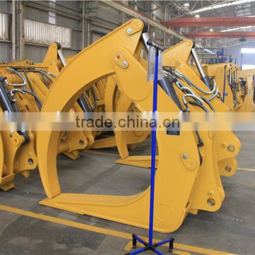 Customized PC850SE-8E0 Excavator Log Grapple, PC350 Wearable Log Fork for sale