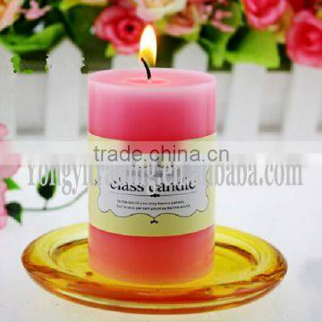 Rose Scented Pillar Candle Wedding Candle Home Decorative Candle Wax