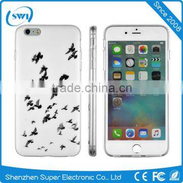  China Anti-fade Soft TPU Phone Case Custom IMD Back Cover Case for iPhone 6/6s Plus/7