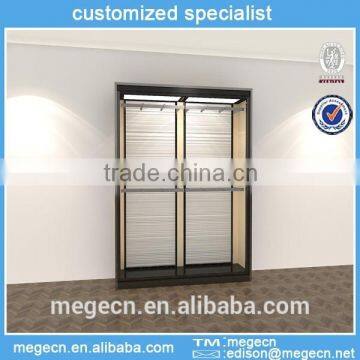 clothes display hanging wall cabinet design