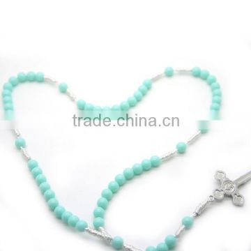 cording rosary,religious rosary, arcylic beads rosary, Catholic beads necklace ,arcylic beads necklaces