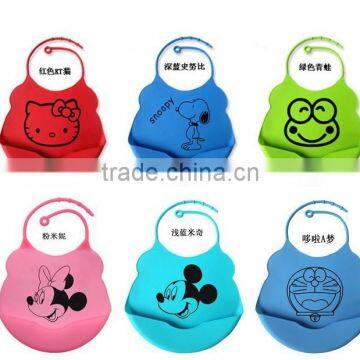 Sweet & Cute silicone waterproof baby bib for promotion gift