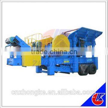Used machinery mobile crushing station with good engine for sale