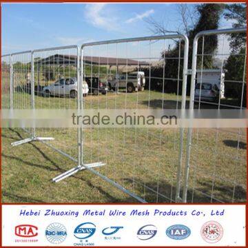 outdoor metal hot dip galvanized welded crowd control barrier