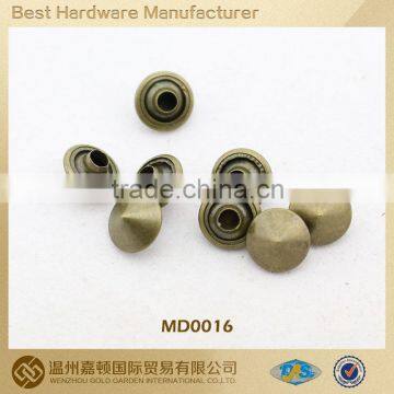 high quality custom made metal antique brass color jean rivet