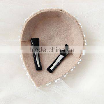 MYLOVE Small Lady Mini Top Hat Beige Snow Flake Hat photo-4